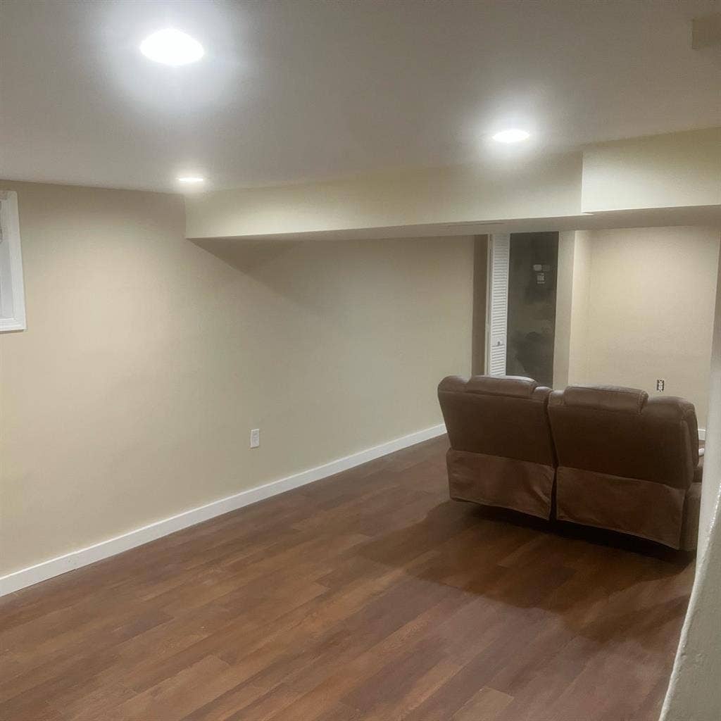 Finished basement floor available