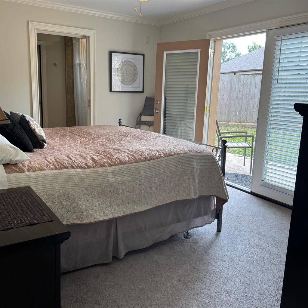 Master Bedroom with King Bed.