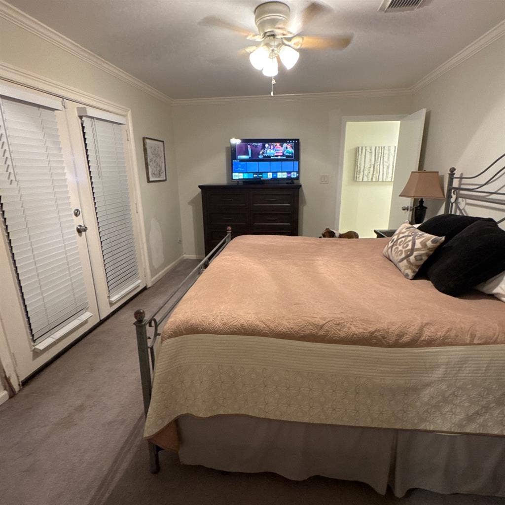 Master Bedroom with King Bed.