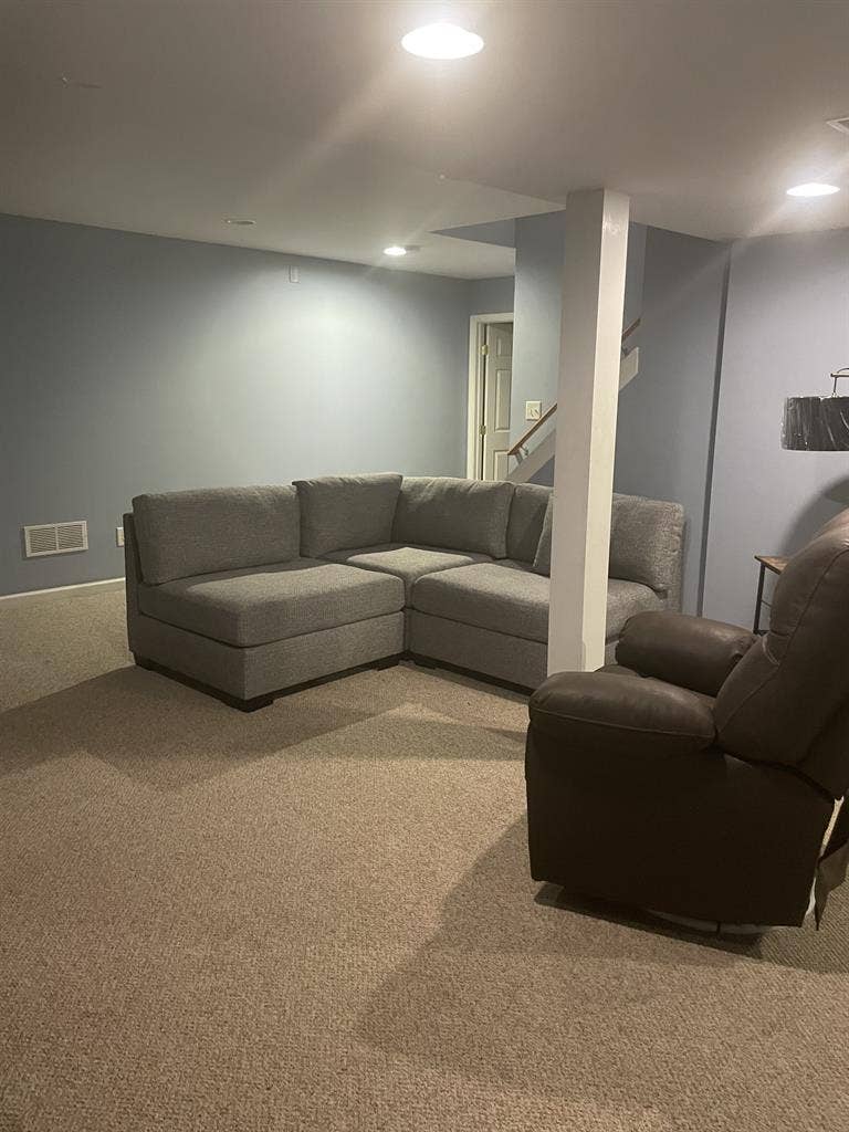 Furnished, Spacious Basement Living