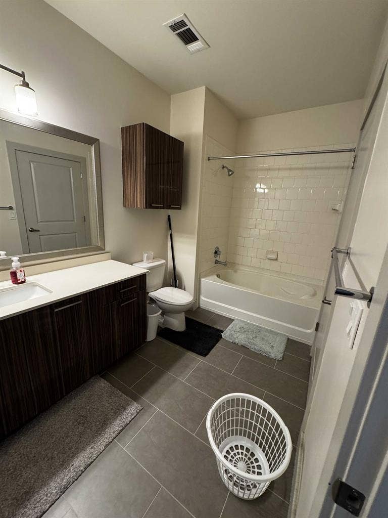 Private room with attached bathroom