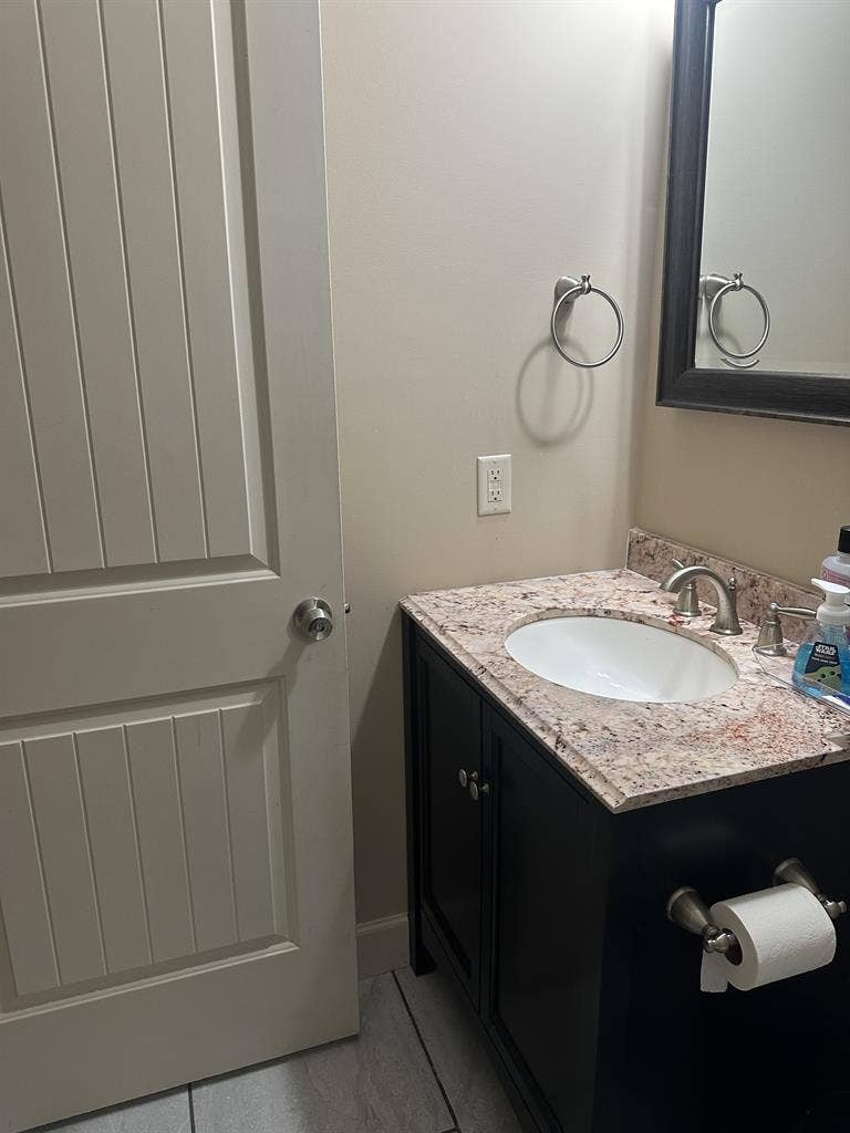 Room with private bathroom