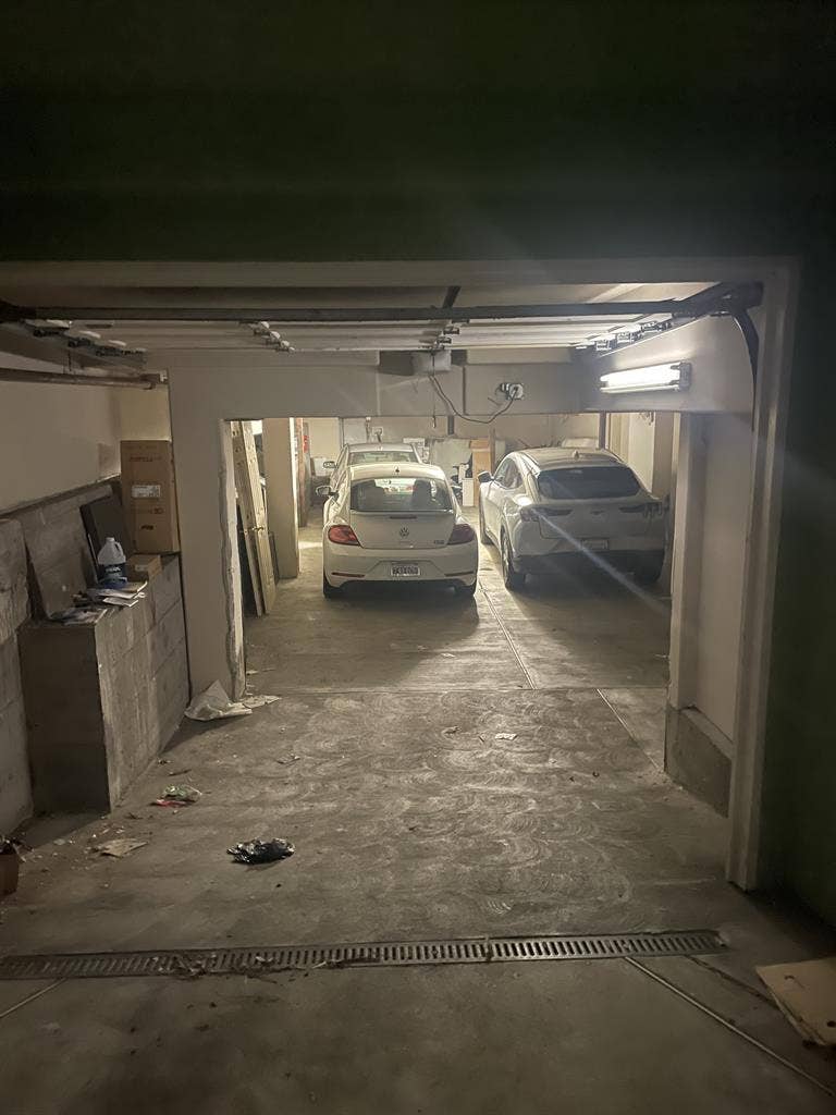 bedroom with parking