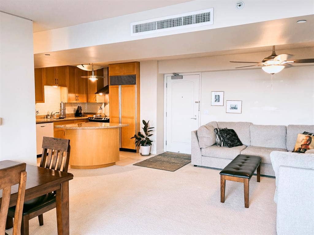 Oceanview Bedroom + Bathroom