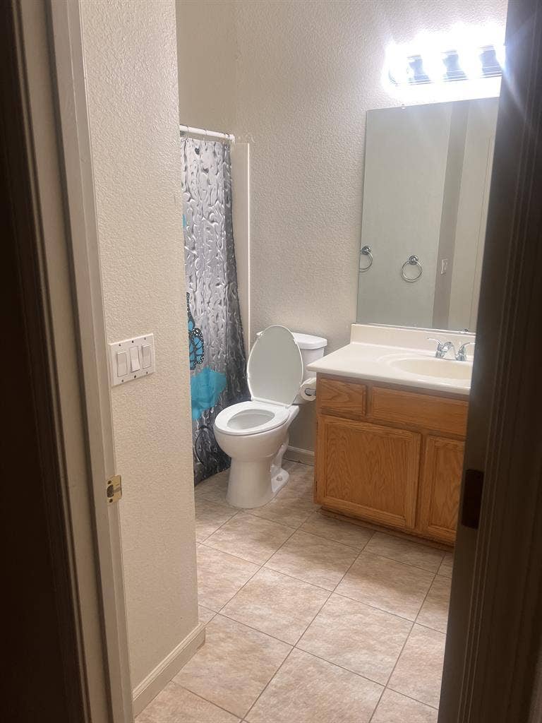 Room with private bathroom