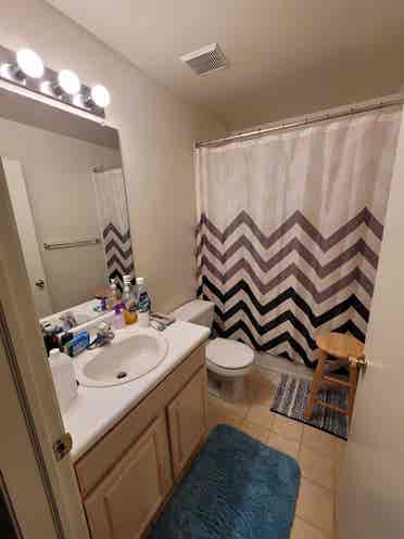 Spacious Bedroom! Private Bath!