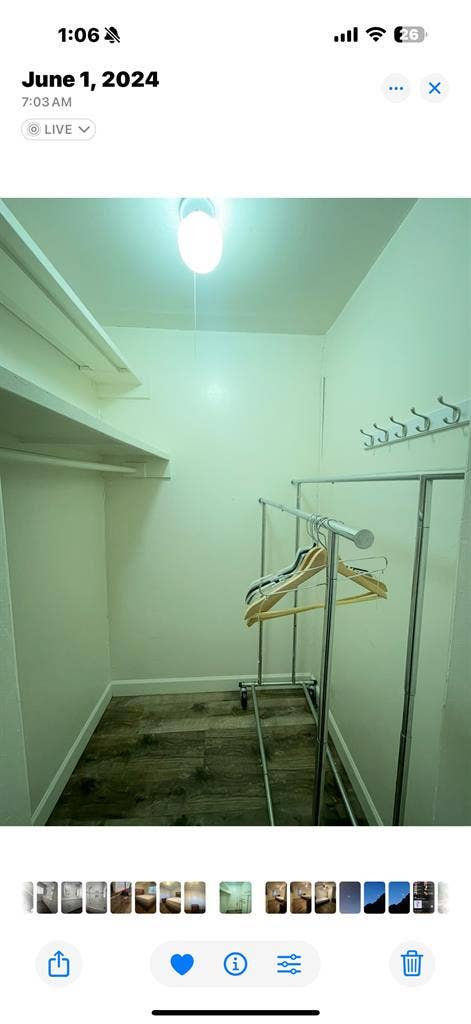 Private furnished room shared bath