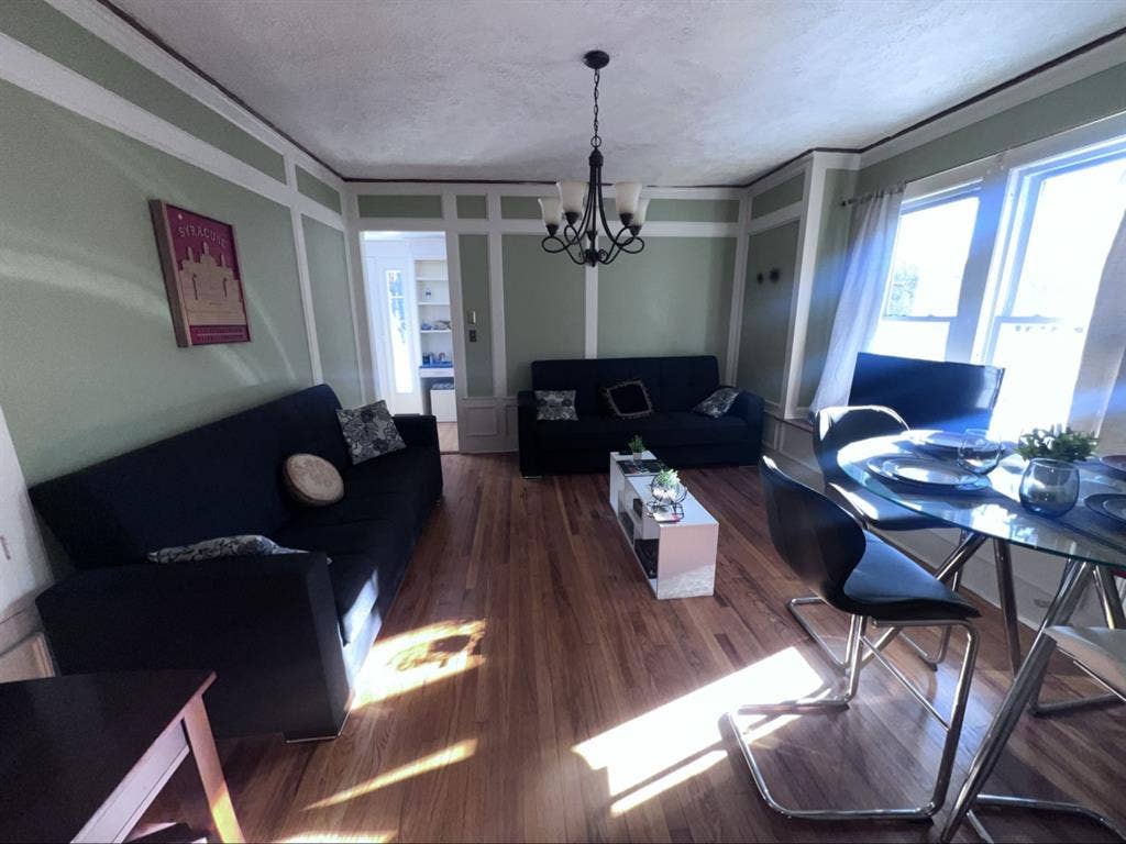 Spacious room with private bathroom