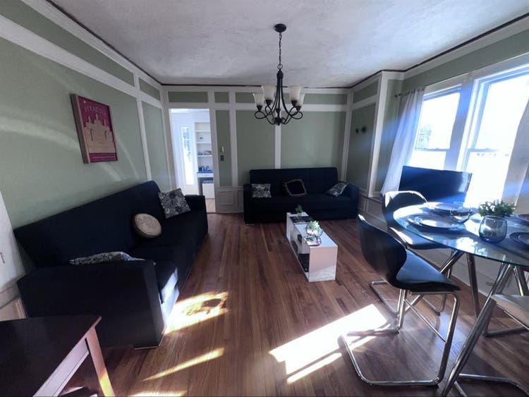 Spacious room with private bathroom
