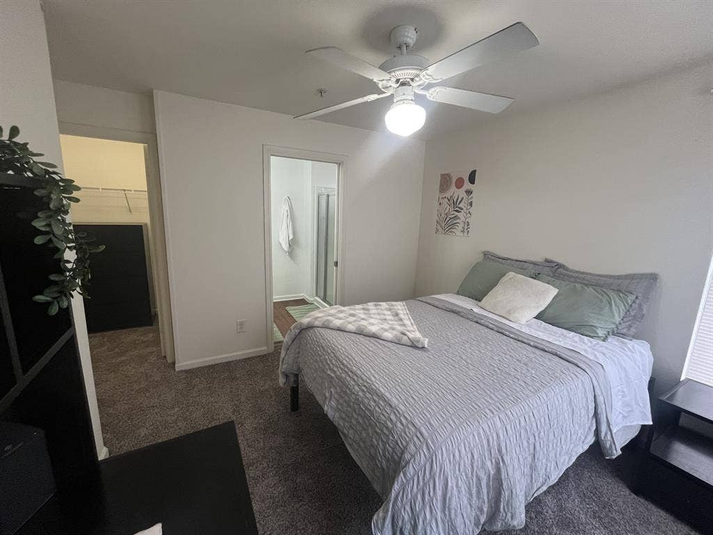 Private bedroom and bath sublet