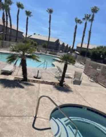 Furnished bedroom/private bath/pool
