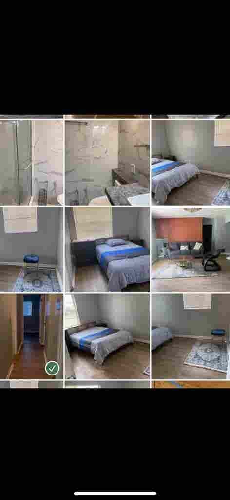 Furnished room with shared

bathroom