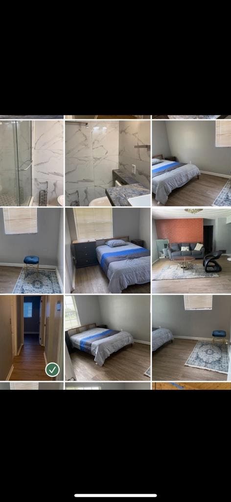 Furnished room with shared

bathroom