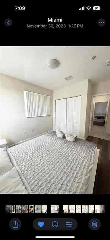 Bedroom in Coral Gables