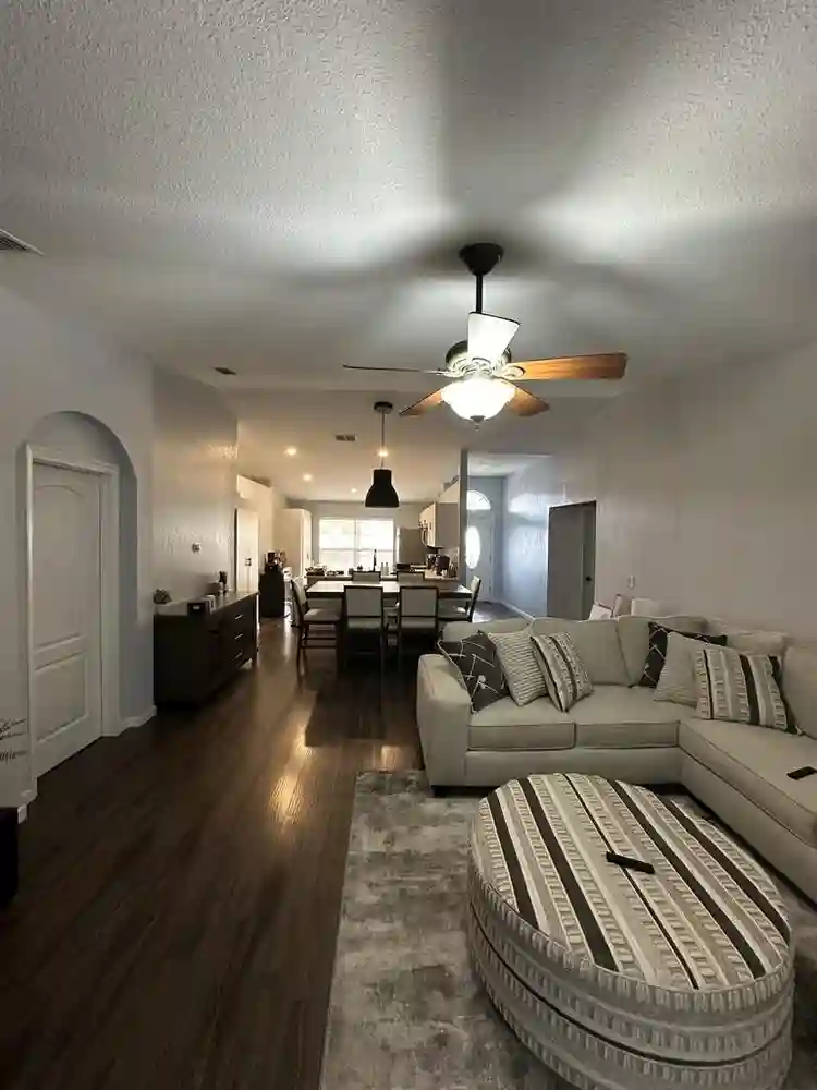 1 bedroom and 1 shared bathroom