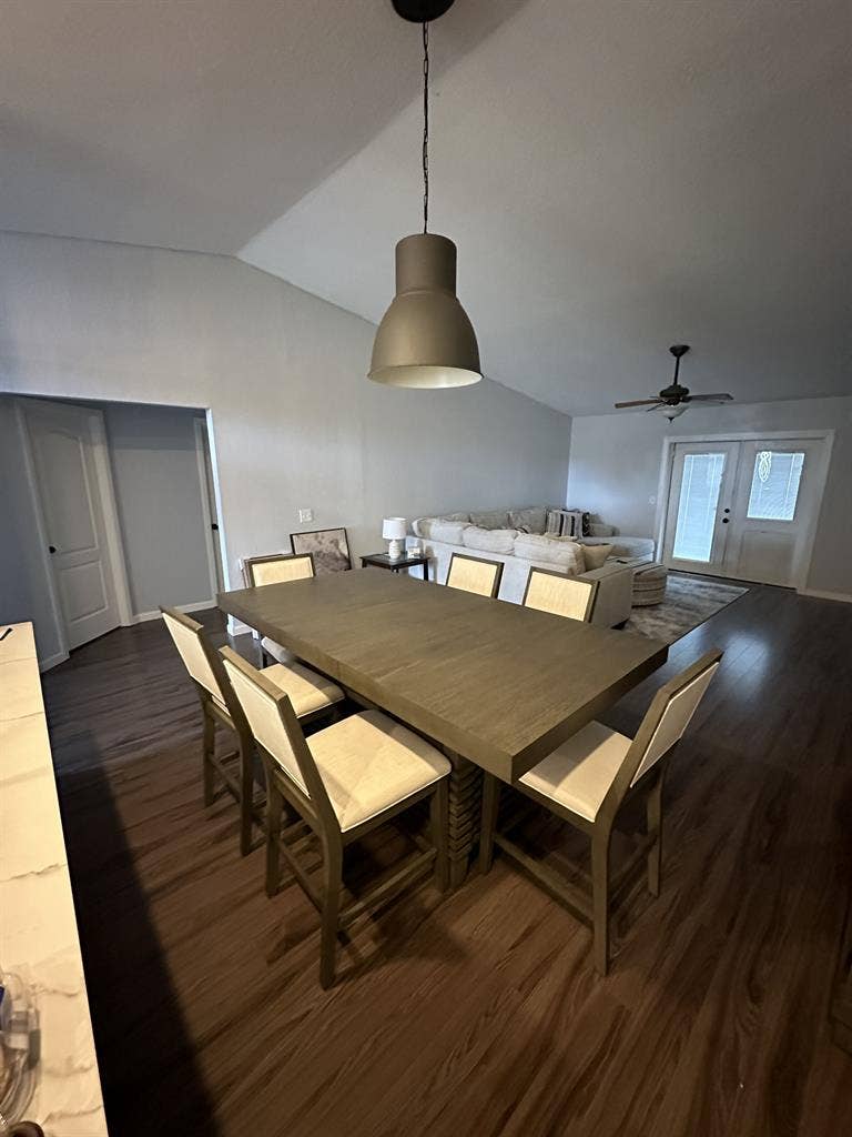 1 bedroom and 1 shared bathroom