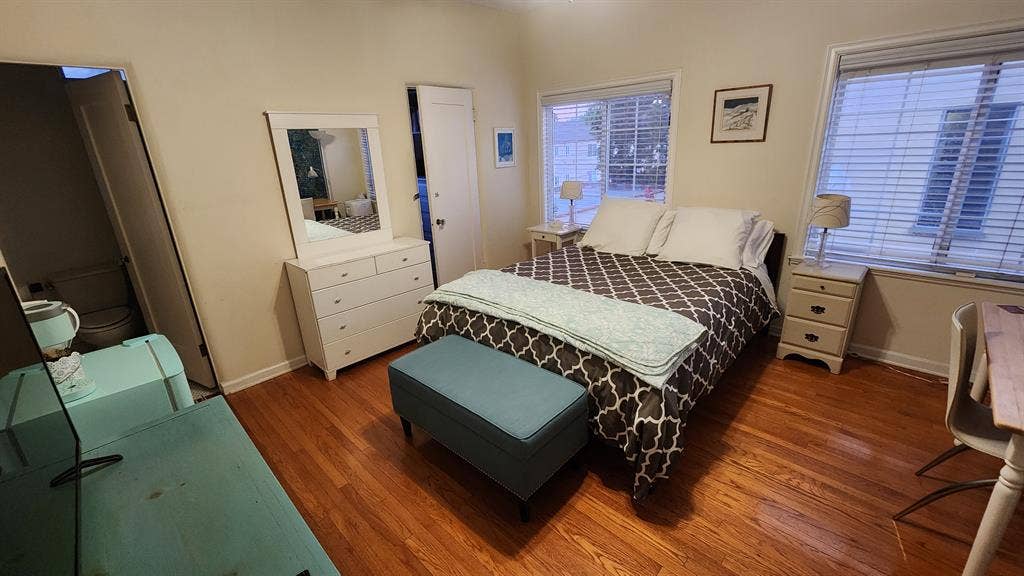 Large room with private bathroom