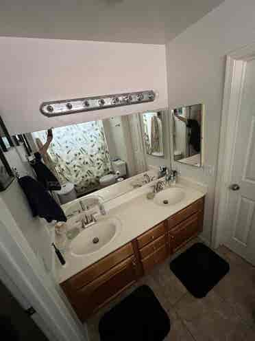 Master size bedroom &  private bath