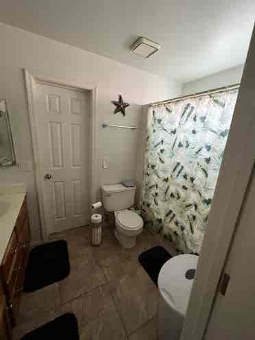 Master size bedroom &  private bath