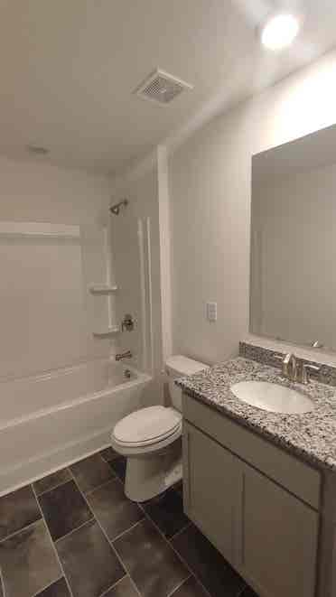 Bedroom with shared bath