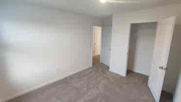Bedroom with shared bathroom