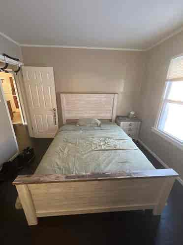 Clean cozy room natural light