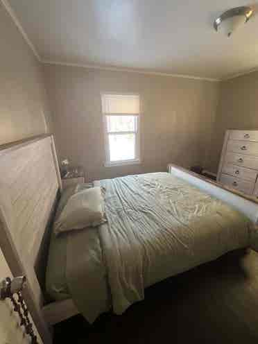 Clean cozy room natural light