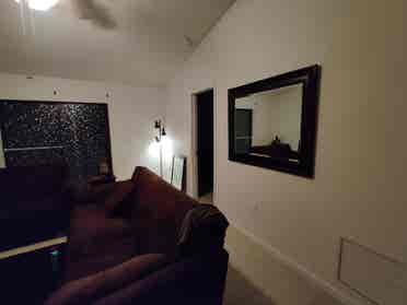 One bedroom w/private bathroom