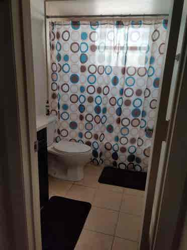 One bedroom w/private bathroom