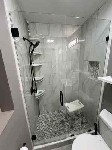 Furnished, master bed and bath
