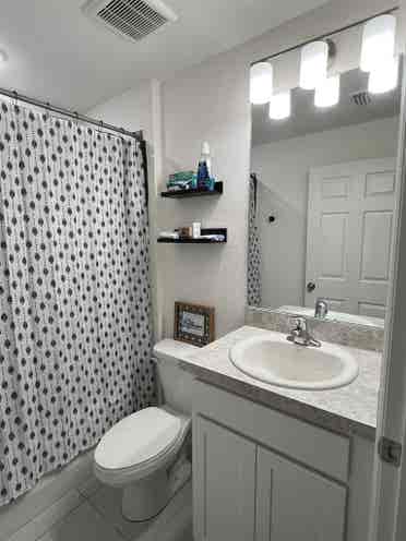 3 bedrooms and 2 bathrooms.