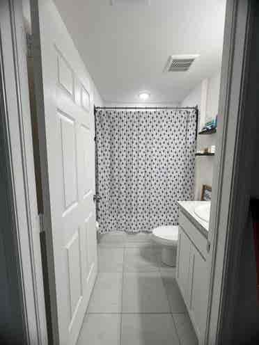 3 bedrooms and 2 bathrooms.