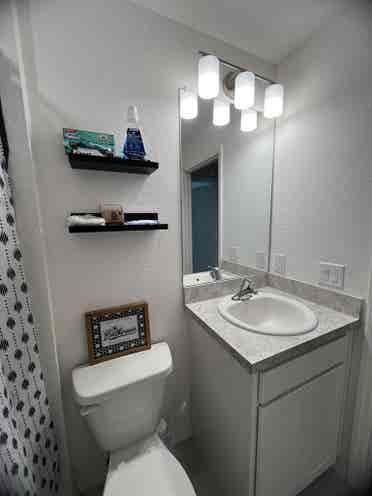 3 bedrooms and 2 bathrooms.