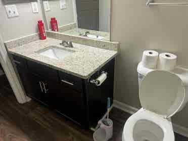 One bdrm with private bath