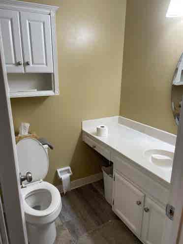 Master bedroom in a 3 bedroom house