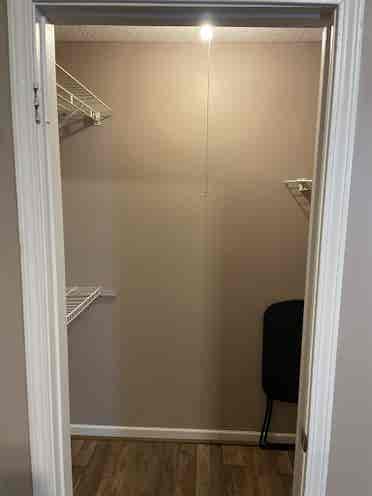 Master bedroom in a 3 bedroom house