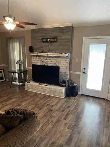 Master bedroom in a 3 bedroom house