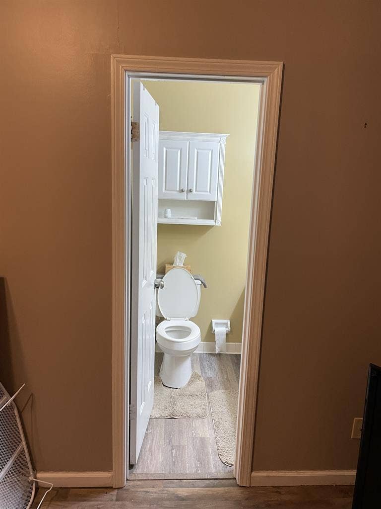 Master bedroom in a 3 bedroom house