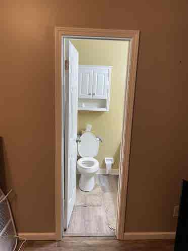 Master bedroom in a 3 bedroom house