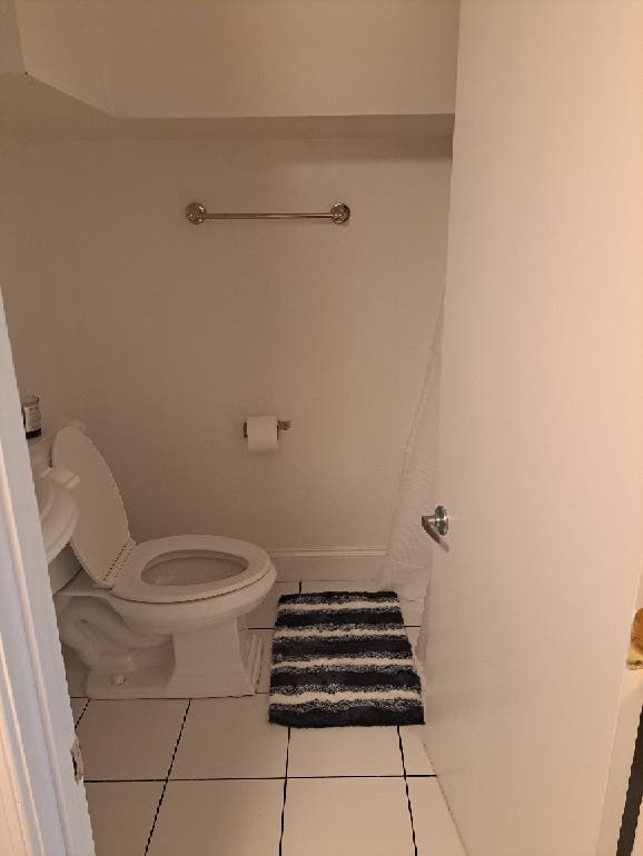 Basement with full bath in August