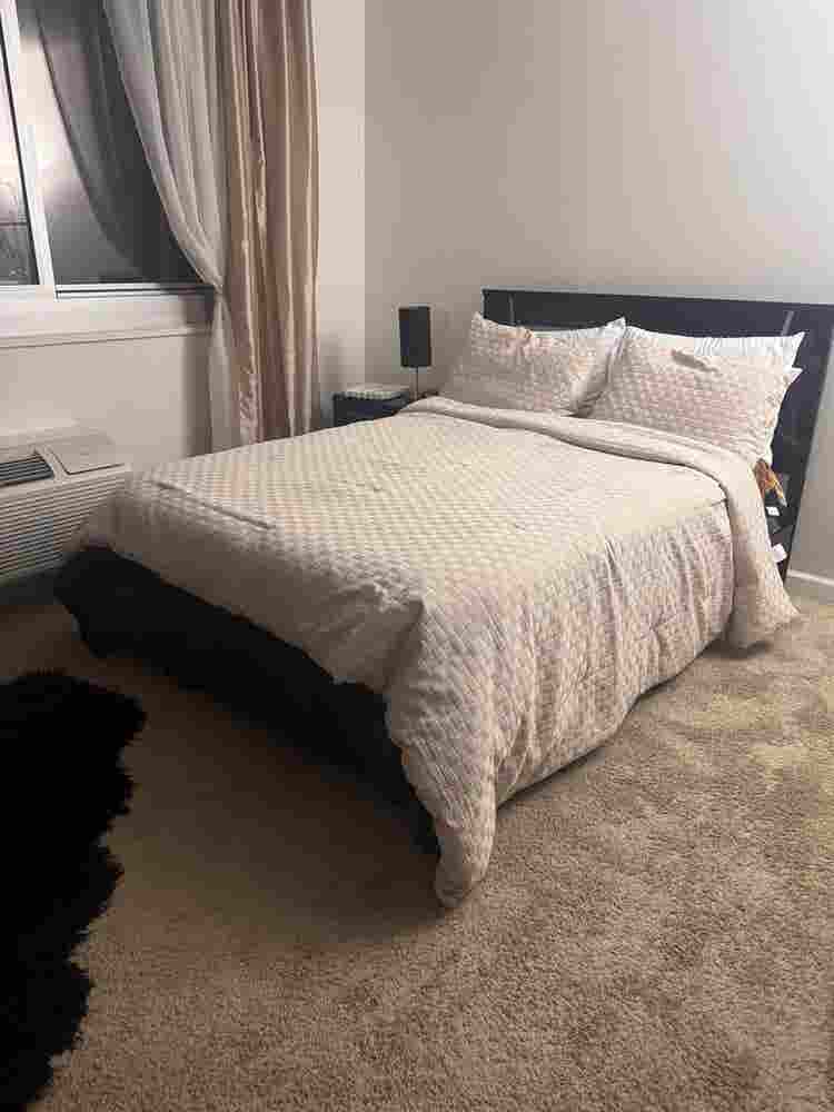 Furnished queen bedroom
