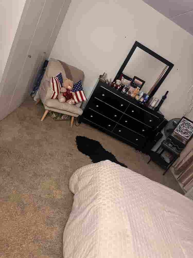Furnished queen bedroom
