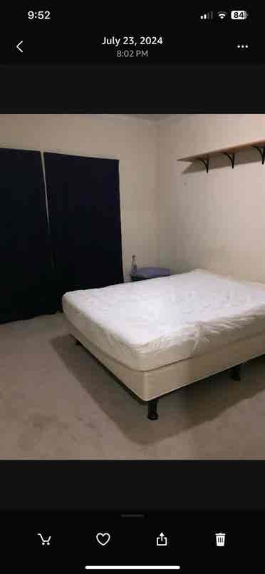 Private bed and bath for rent!