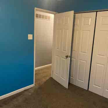 bed room and office shared bath
