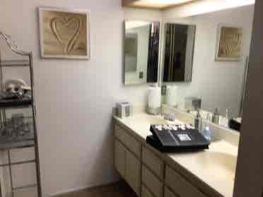 Master bedroom with private bath