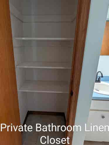 2 Bedrooms and Private Bathroom.
