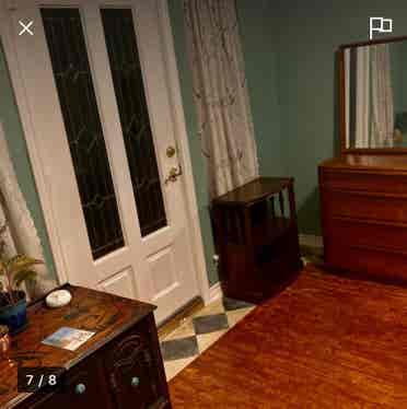 Two bedrooms with private bath