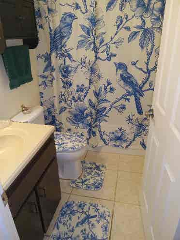 Private bedroom and bathroom