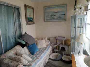 Private bedroom and bathroom