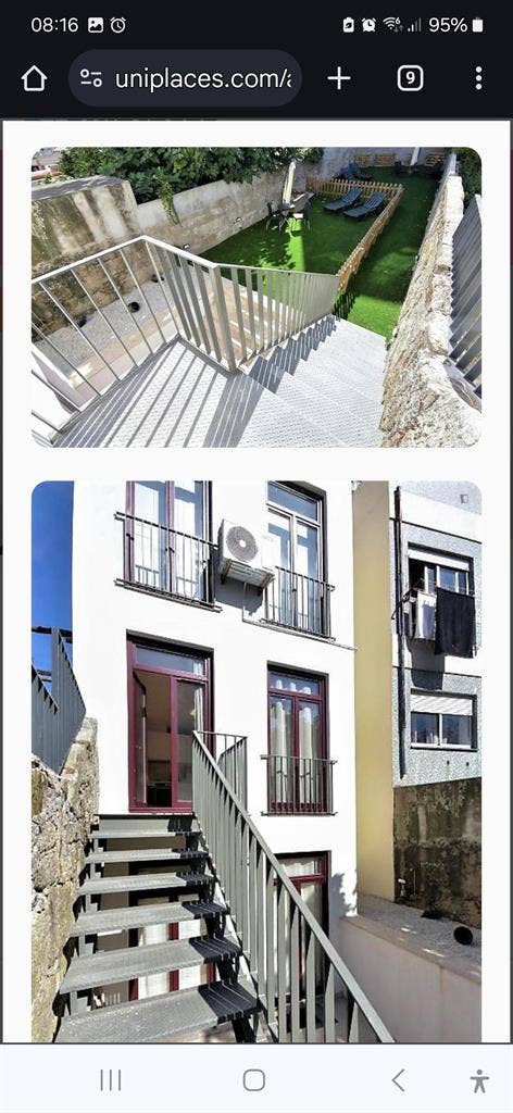 One room apartment in Porto centre